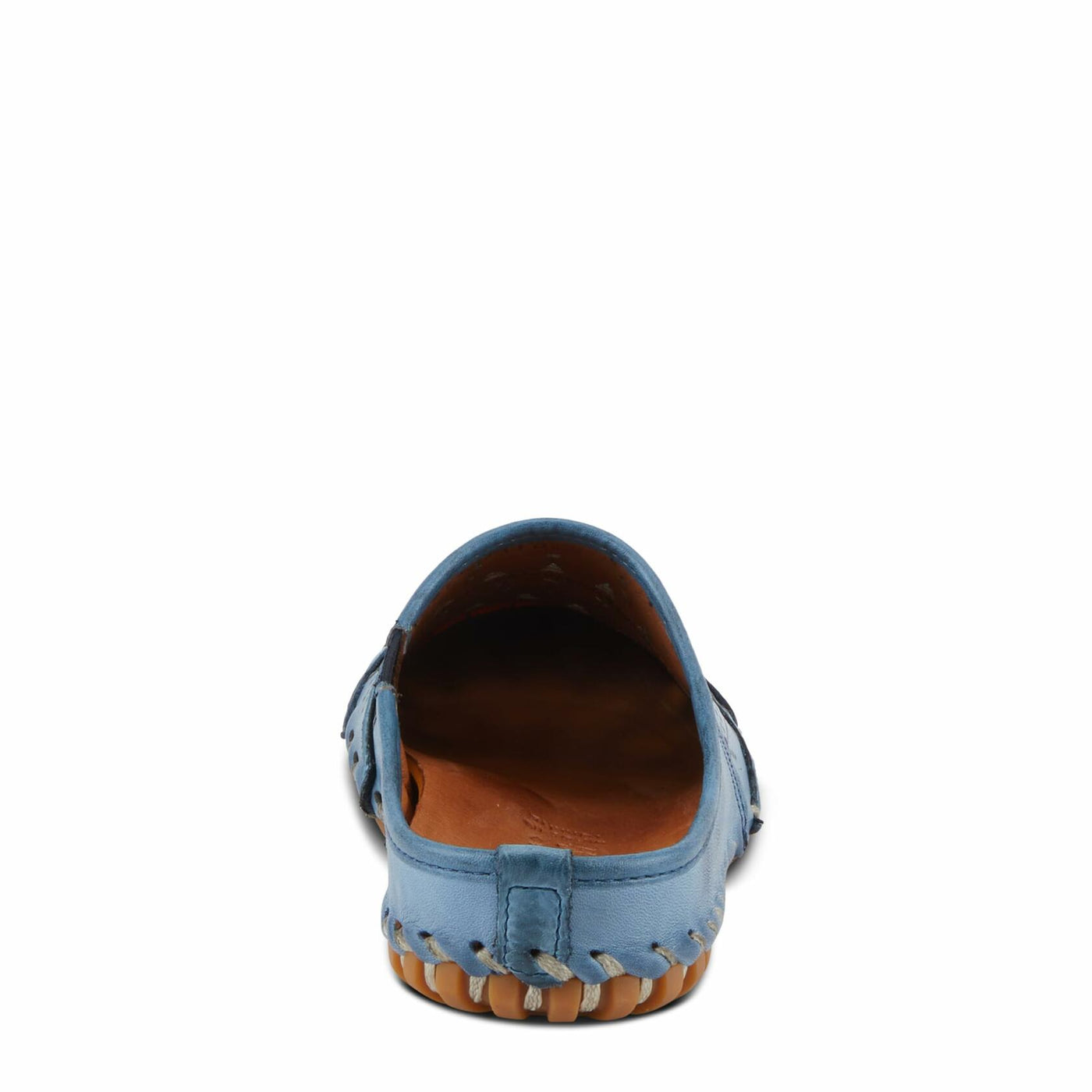 Spring Step Fusalide Slip-On Shoes for Womens - Comfortable Slip-On Shoes with Rubber Outsole - Casual Leather Clogs for Women - Blue EU 43 / US 11.5-12