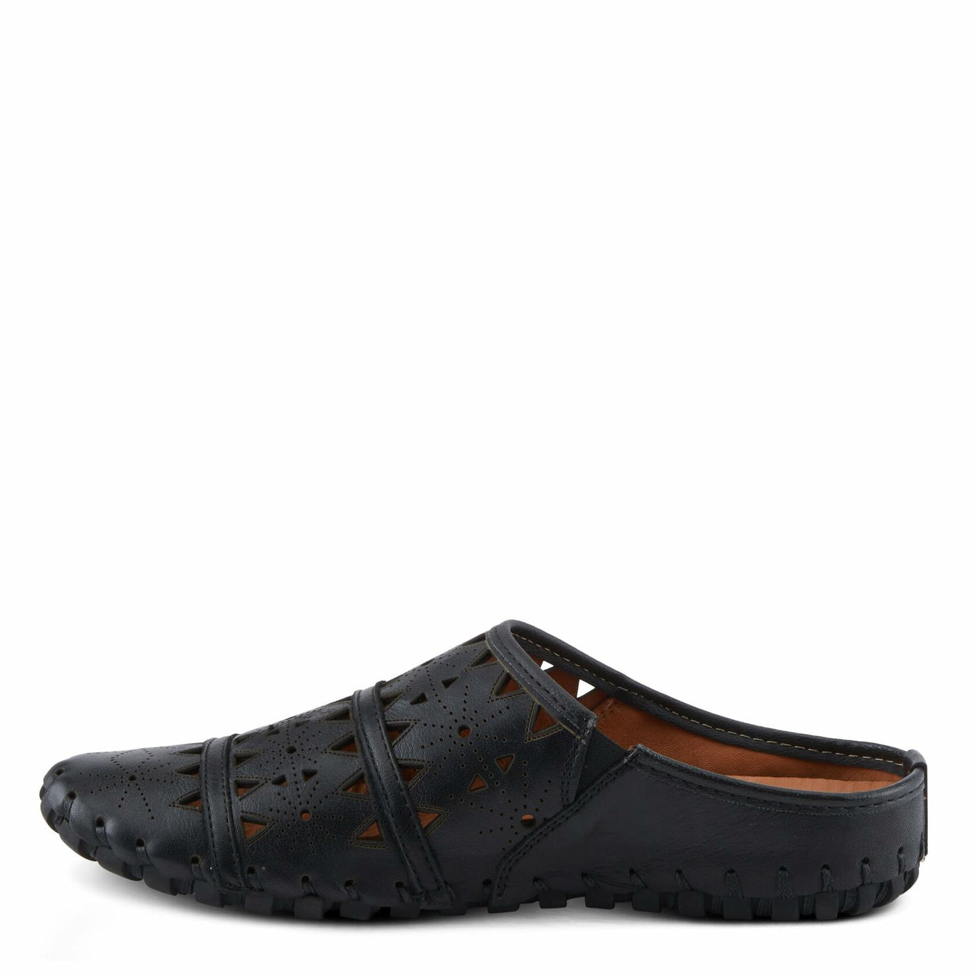 Spring Step Fusalide Slip-On Shoes for Womens - Comfortable Slip-On Shoes with Rubber Outsole - Casual Leather Clogs for Women - Black EU 43 / US 11.5-12