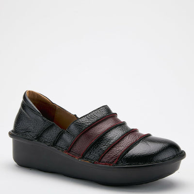 Spring Step Women's Firefly Leather Loafer Black Multi EU 41 / US 9.5-10