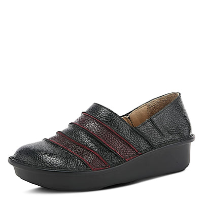 Spring Step Women's Firefly Leather Loafer Black Multi EU 41 / US 9.5-10