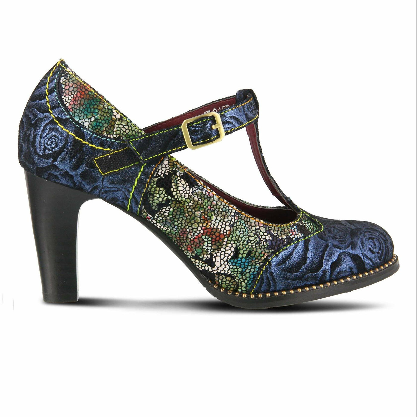 Spring Step L'Artiste Women's Mazie Pump Navy Multi EU 36 / US 5.5-6
