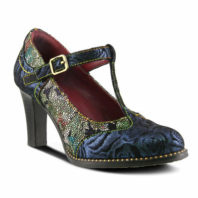 Spring Step L'Artiste Women's Mazie Pump Navy Multi EU 41 / US 9.5-10