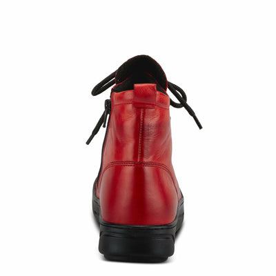 Spring Step Women's Darleen Ankle Boot, Red, 7.5-8