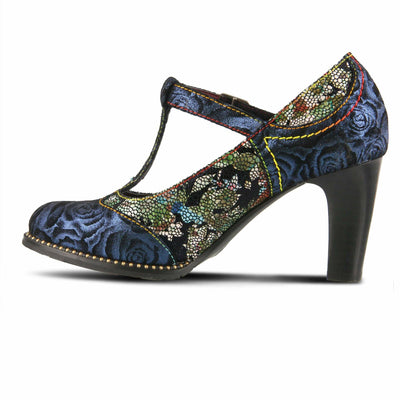Spring Step L'Artiste Women's Mazie Pump Navy Multi EU 41 / US 9.5-10