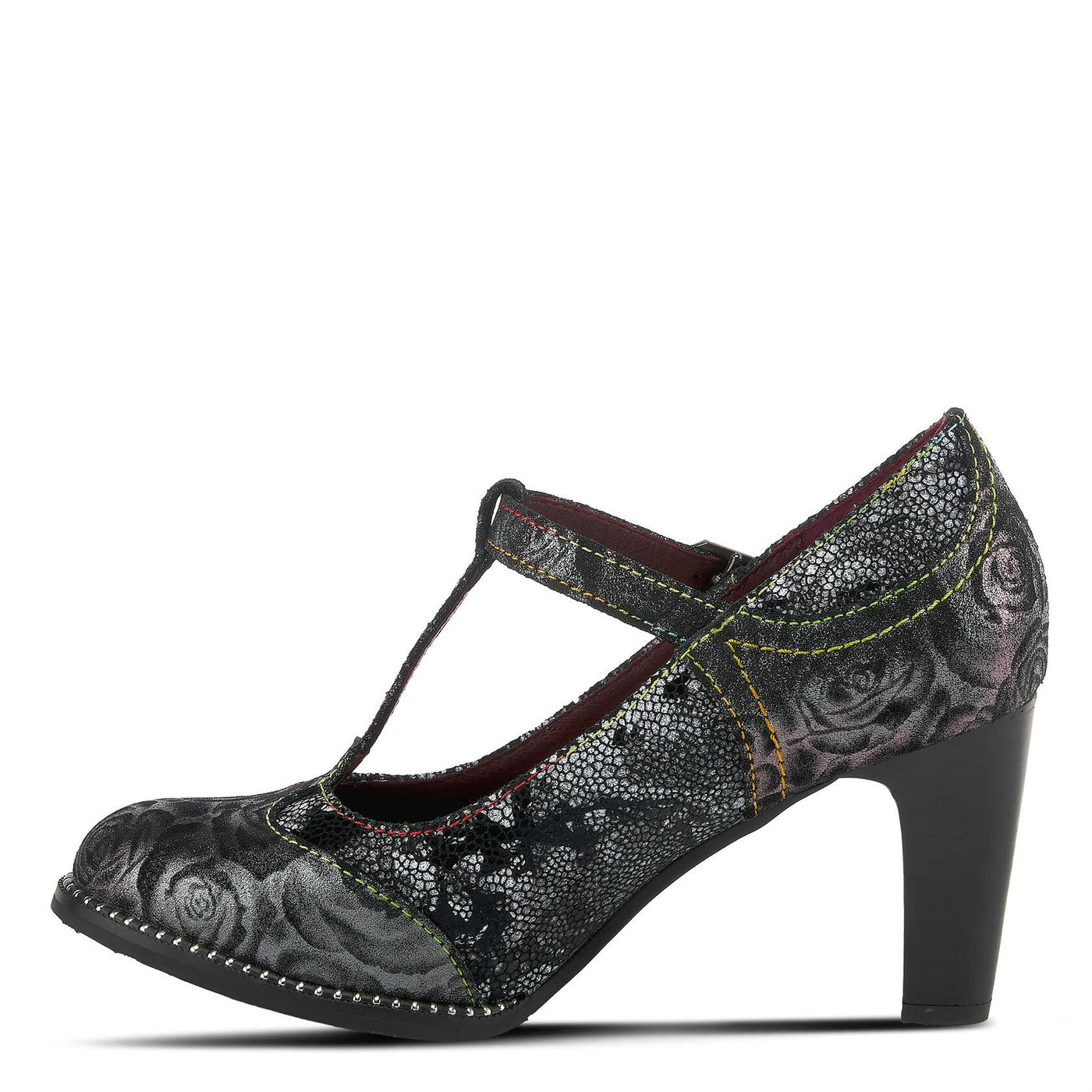 Spring Step L'Artiste Women's Mazie Pump Black Multi EU 44 / US 12.5-13