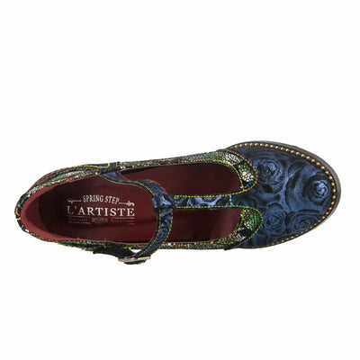 Spring Step L'Artiste Women's Mazie Pump Navy Multi EU 41 / US 9.5-10