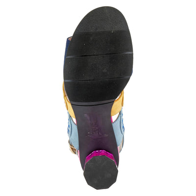 Azura Women's Embroidery Slingback Sandal Navy Multi EU 39 / US 8.5