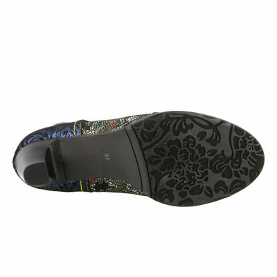 L'Artiste by Spring Step Mazie Navy Multi 38 (US Women's 7.5-8) M