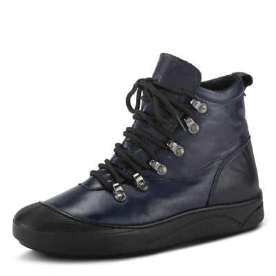 Spring Step Women's Darleen Ankle Boot, Navy, 8.5