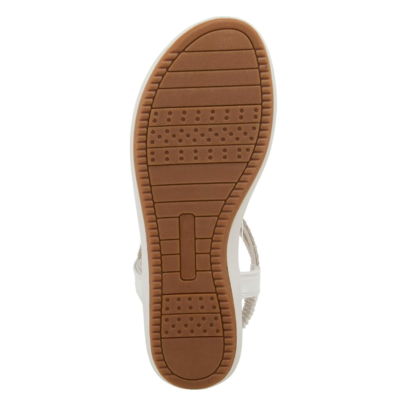 Patrizia Women's Exquisitic Flat Sandal, White, 10.5-11