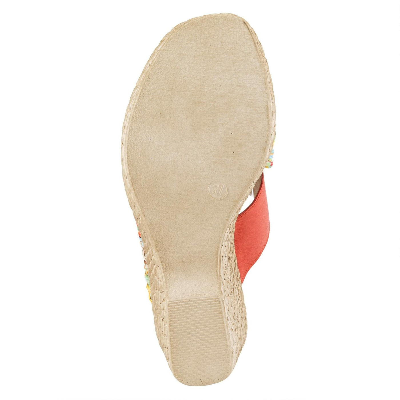 Spring Step Women's Fazzina Slide Wedge Sandal Red EU 35 / US 5