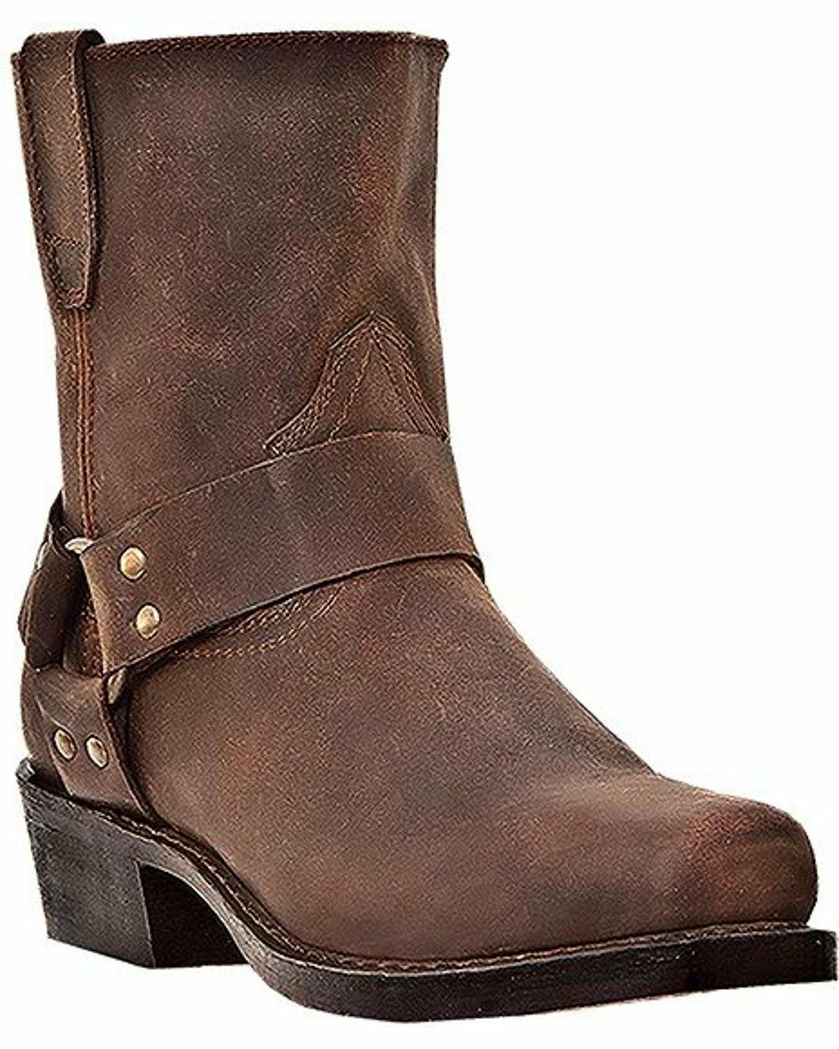 Dingo Mens Rev Up Motorcycle Boots, Gaucho, 10.5 US