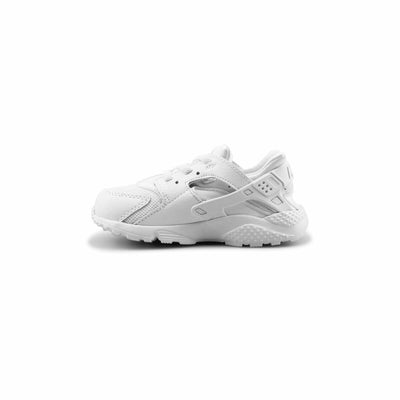 Nike Baby Boy's Huarache Run (Infant/Toddler) White/White/Pure Platinum 10 Toddler M