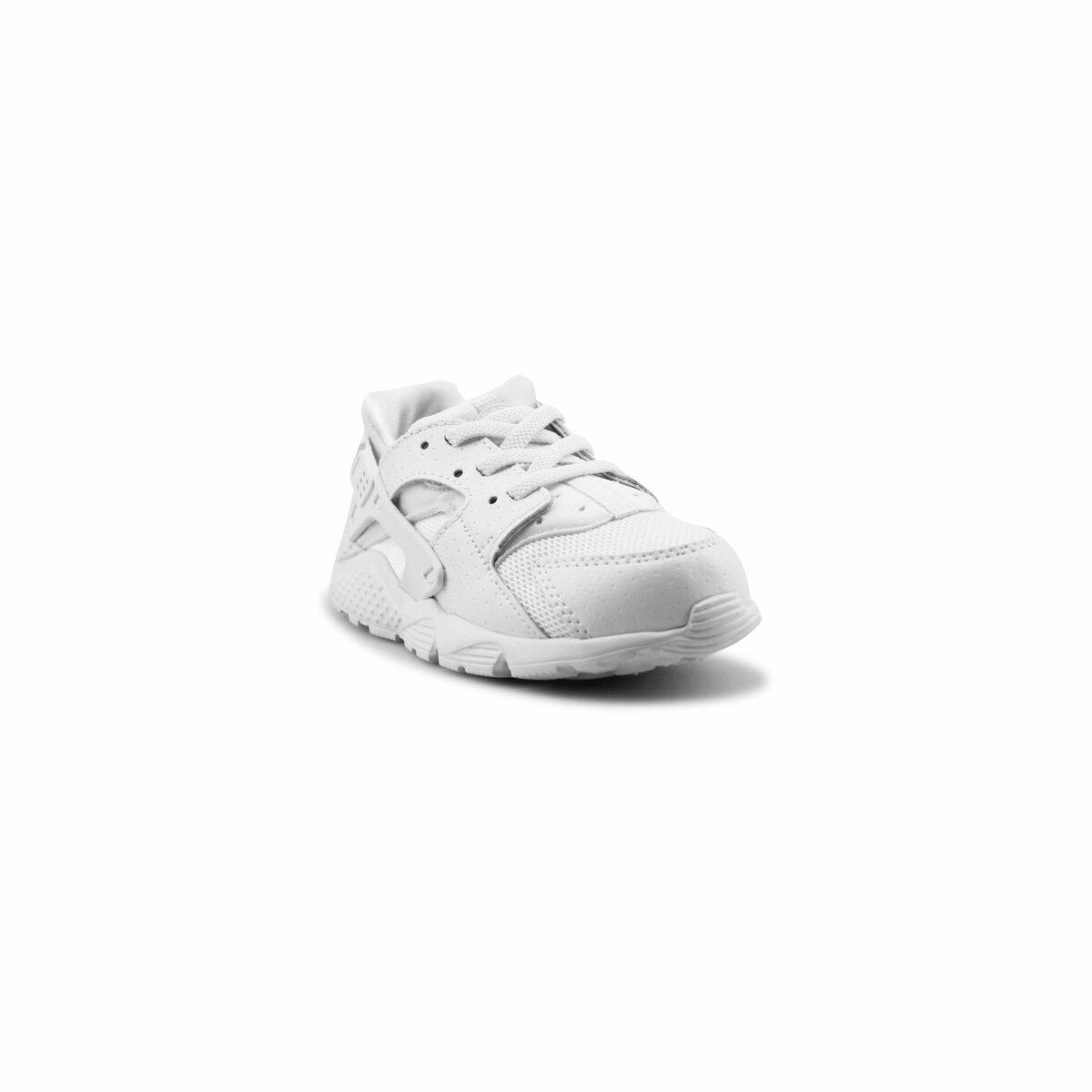 Nike Baby Boy's Huarache Run (Infant/Toddler) White/White/Pure Platinum 10 Toddler M