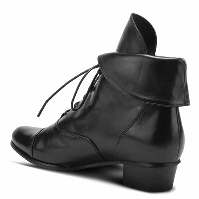 Spring Step Women's Galil Lace-Up Bootie Black EU 42/10.5-11