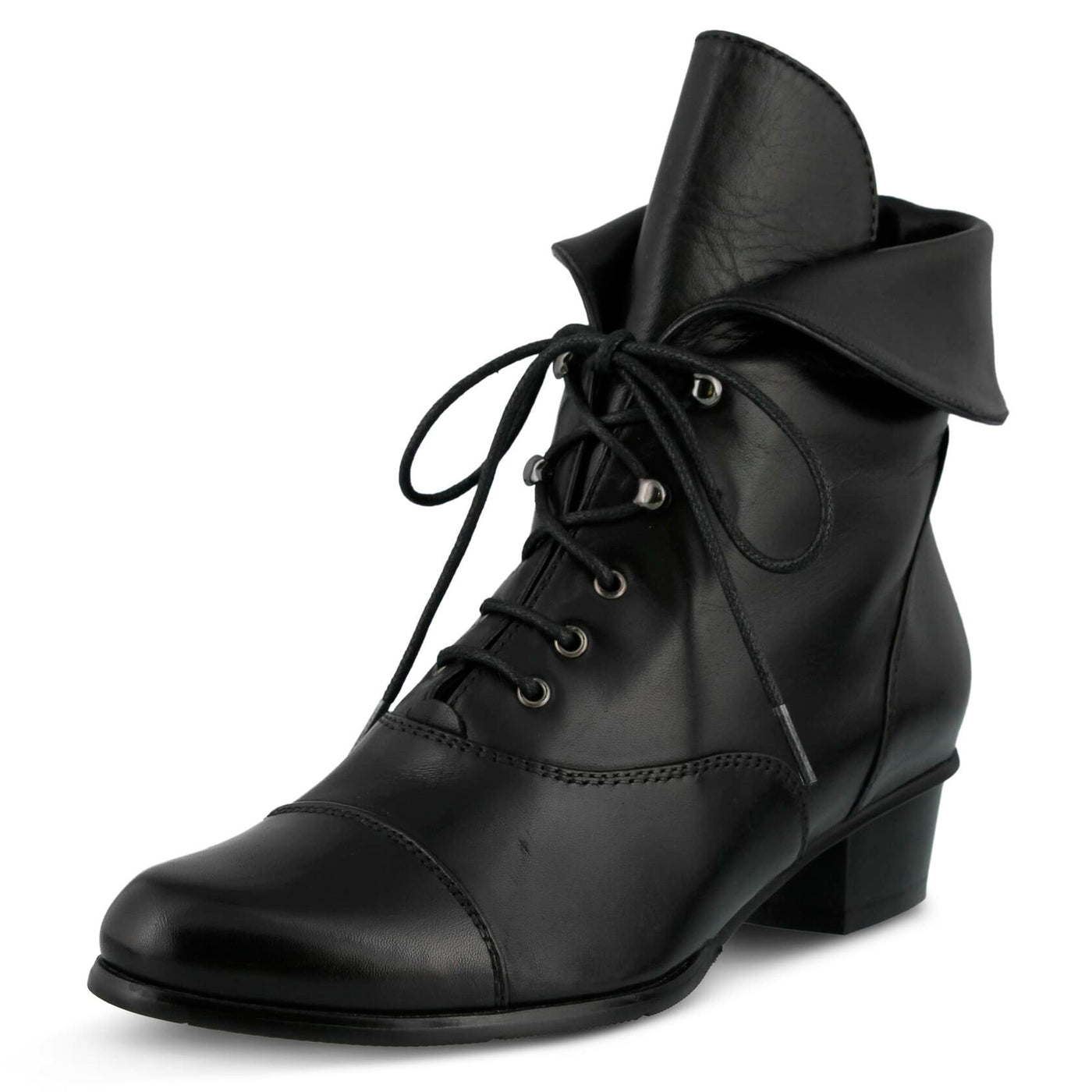 Spring Step Women's Galil Lace-Up Bootie Black EU 42/10.5-11