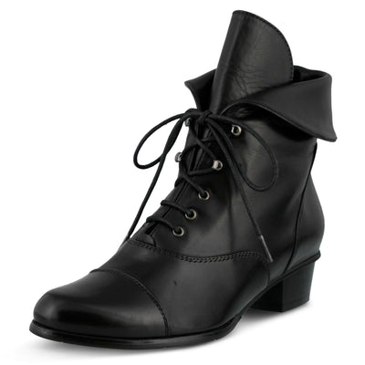 Spring Step Women's Galil Lace-Up Bootie Black EU 42/10.5-11