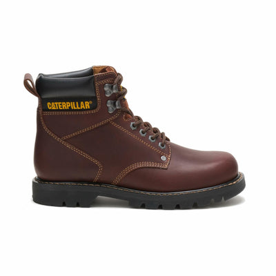 CAT Men's Second Shift Soft Toe Work Boot, Tan, 8