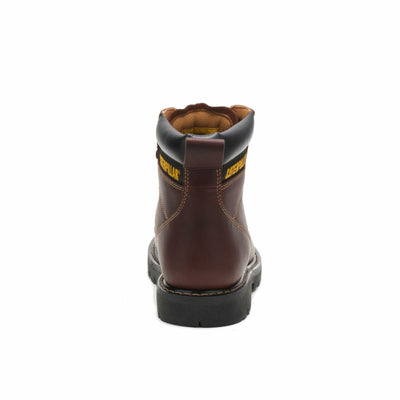 CAT Men's Second Shift Soft Toe Work Boot, Tan, 8