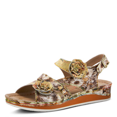 Spring Step L'Artiste Women's Joelina-Dazi Ankle Strap Sandal Yellow Multi EU 42 / US 10.5-11