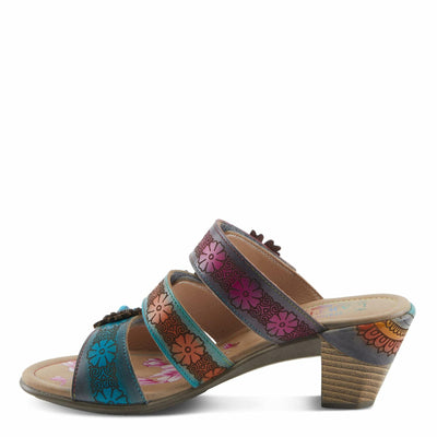 L'Artiste by Spring Step Women's Alexi Sandal, Grey Multi, 10.5-11