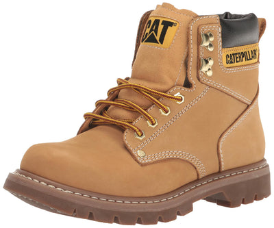 CAT Men's Second Shift Soft Toe Work Boot, Honey, 9