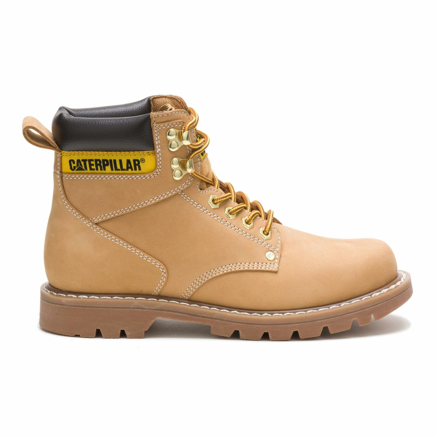 CAT Men's Second Shift Soft Toe Work Boot, Honey, 9
