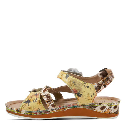 Spring Step L'Artiste Women's Joelina-Dazi Ankle Strap Sandal Yellow Multi EU 42 / US 10.5-11