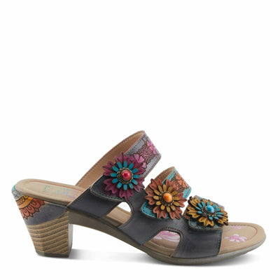 L'Artiste by Spring Step Women's Alexi Sandal, Grey Multi, 10.5-11