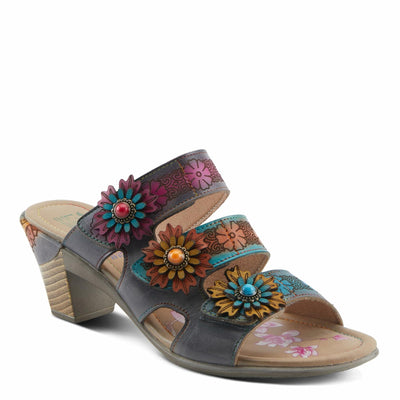 L'Artiste by Spring Step Women's Alexi Sandal, Grey Multi, 10.5-11