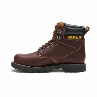 CAT Men's Second Shift Soft Toe Work Boot, Tan, 8