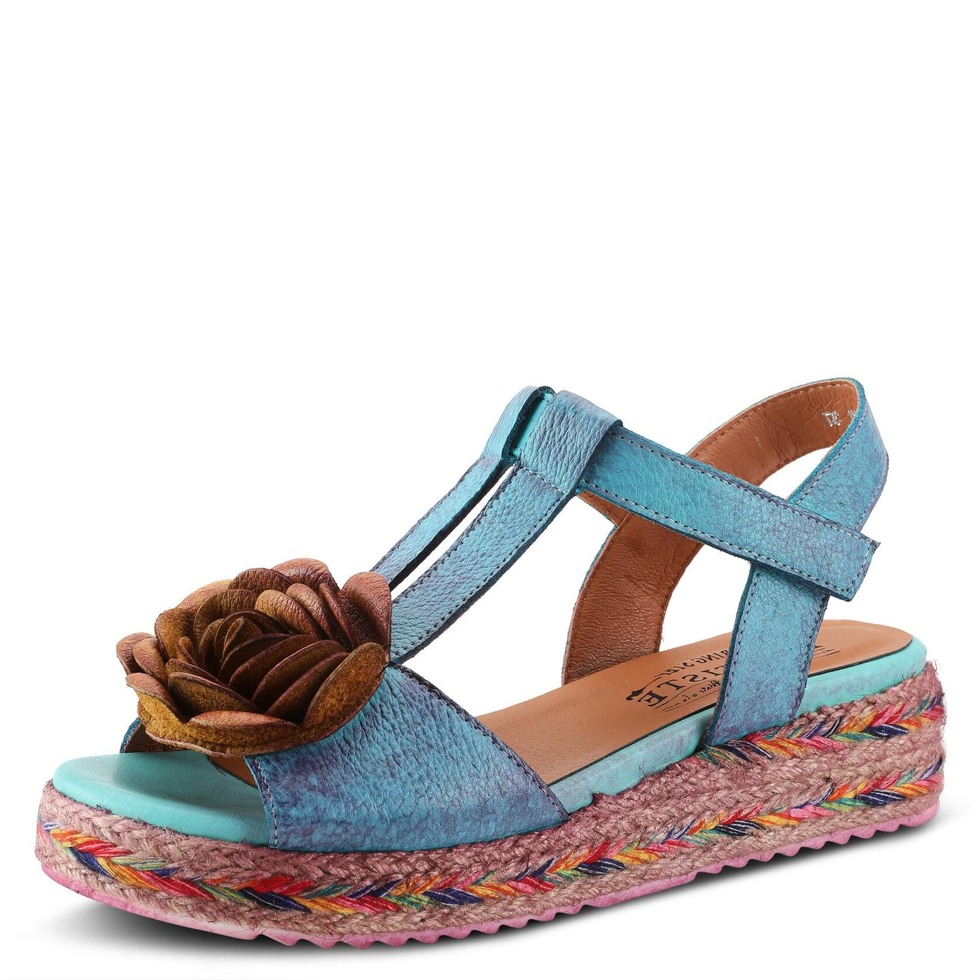 L'ARTISTE TEMPEST SANDALS BLUE MULTI / EU 41 / US 9.5-10