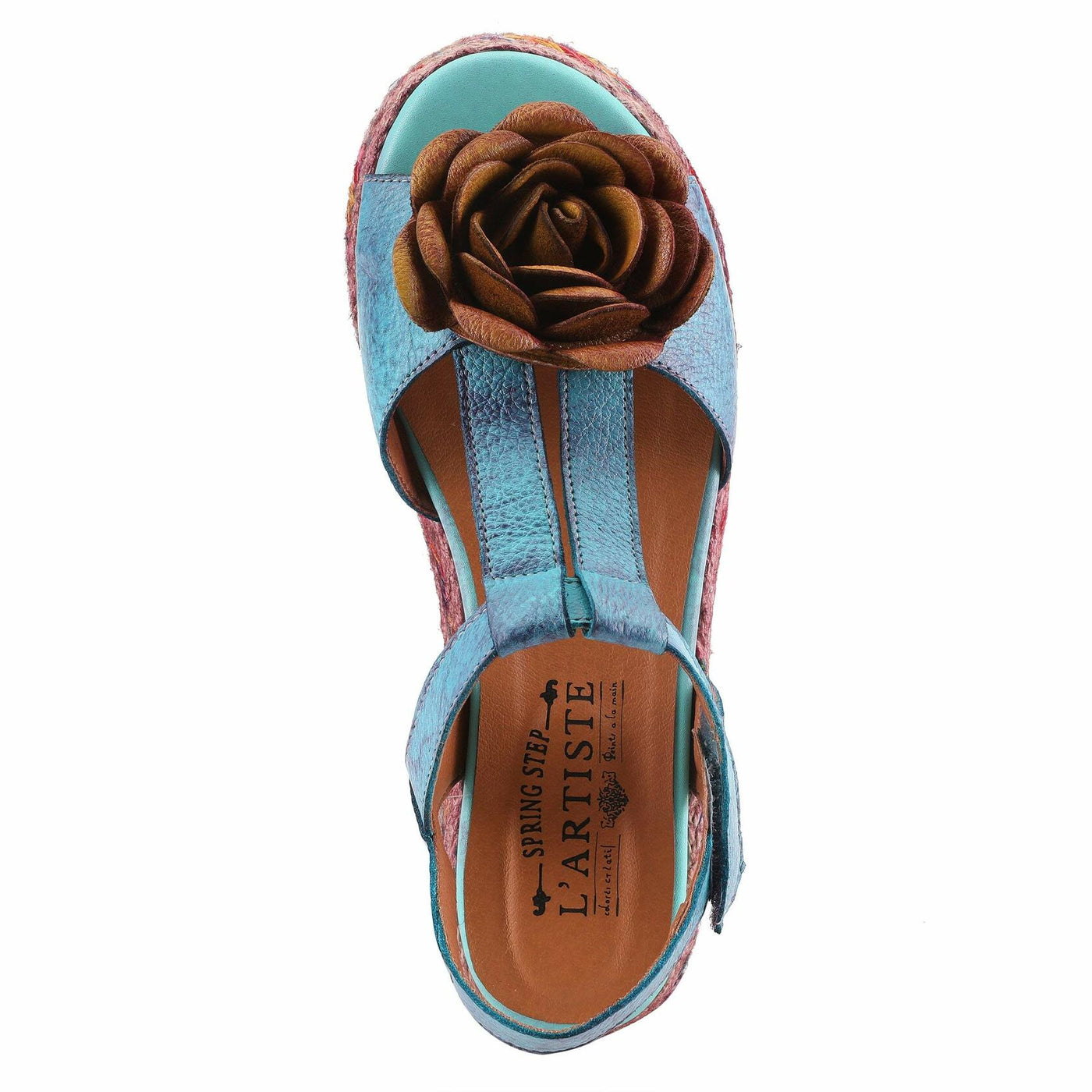 L'ARTISTE TEMPEST SANDALS BLUE MULTI / EU 41 / US 9.5-10