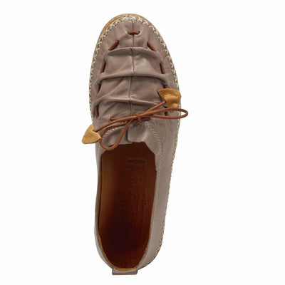 Spring Step Women's Berna Leather Loafer – Artistic Slip-On Comfort Shoe with Padded Insole, Elastic Vamp, and Durable Rubber Outsole