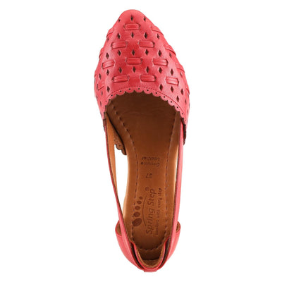 Spring Step Women's Delorse Slip-On Shoe Red EU 39 / US 8.5