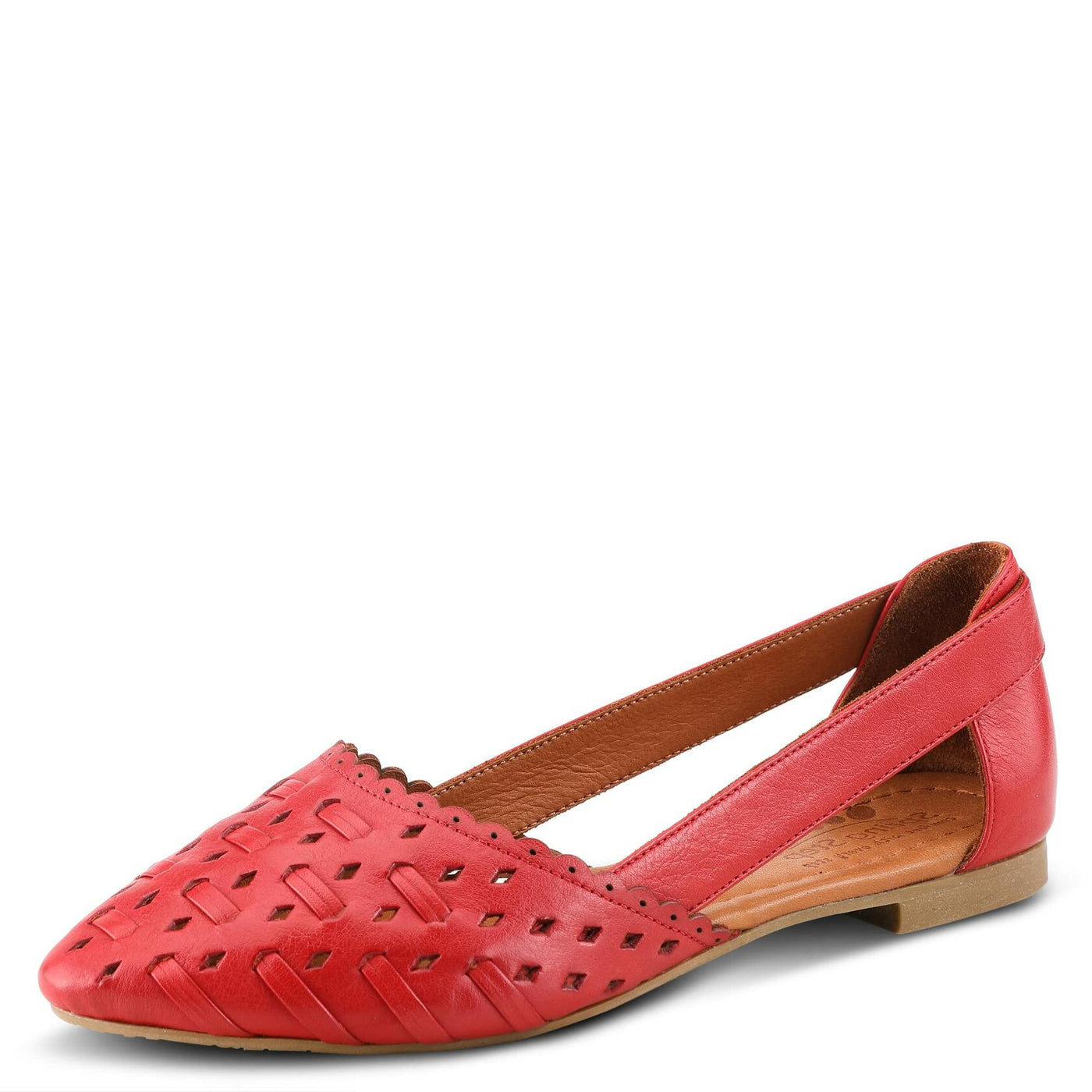 Spring Step Women's Delorse Slip-On Shoe Red EU 39 / US 8.5