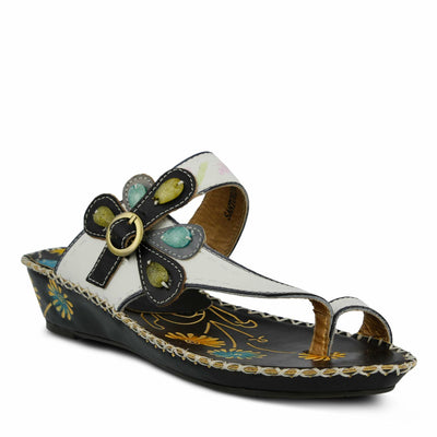 Spring Step L`Artiste Women's Santorini Slide Sandal White EU 42 / US 10.5-11
