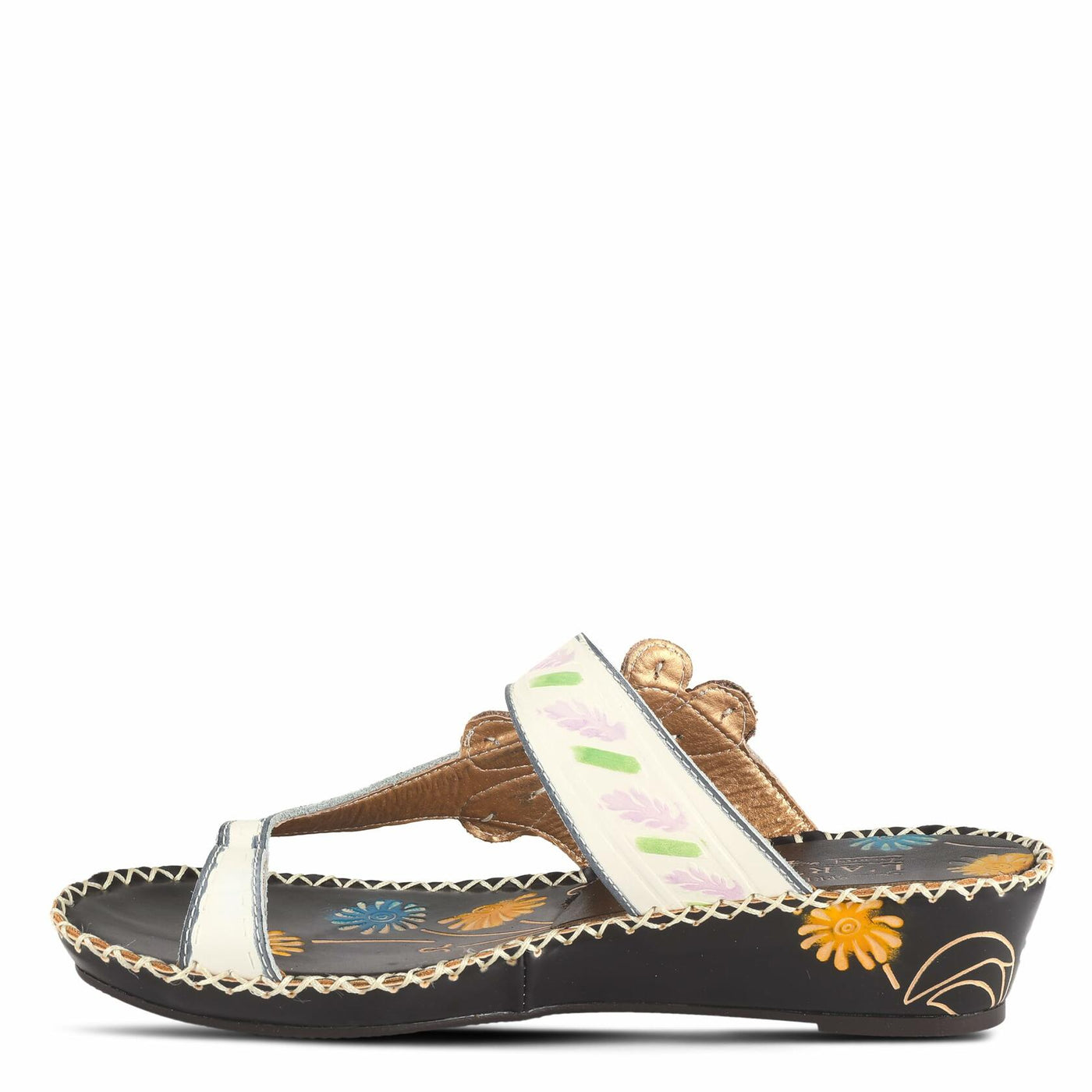 Spring Step L`Artiste Women's Santorini Slide Sandal White EU 42 / US 10.5-11