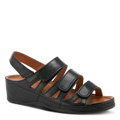 Spring Step Women's Eulaback Slingback Sandal Black EU 41 / US 9.5-10