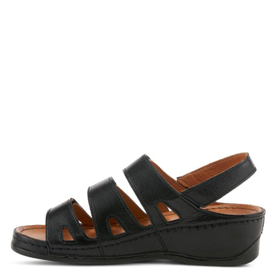 Spring Step Women's Eulaback Slingback Sandal Black EU 41 / US 9.5-10