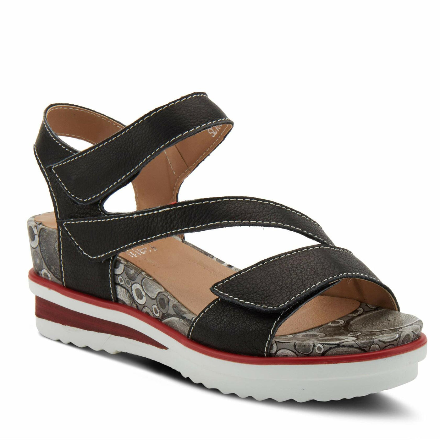 L’Artiste by Spring Step Women's Elona Sandal, Black, 9