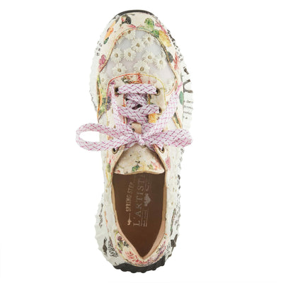 L'Artiste by Spring Step Women's Daisymae Sneaker, Beige Multi, 11.5-12
