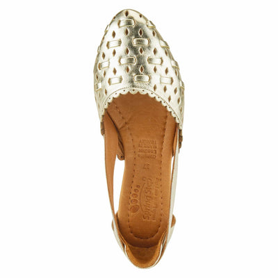 Spring Step Women's Delorse Shoes, Gold, 9