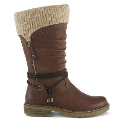 Spring Step Women's Acaphine Pull-On Boot Brown EU 38 / US 7.5-8