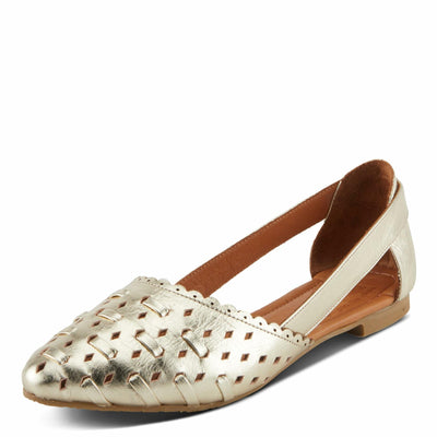 Spring Step Women's Delorse Shoes, Gold, 9