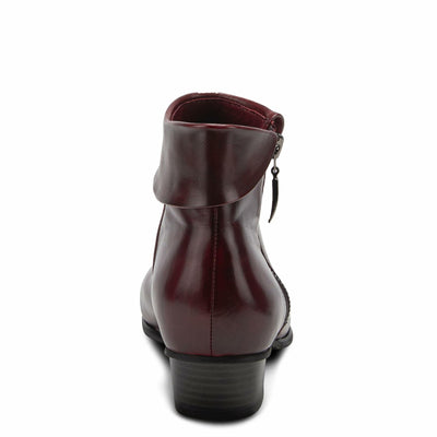 Spring Step Women's Stockholm Low-Shaft Pull-On Bootie Bordeaux EU 35/5