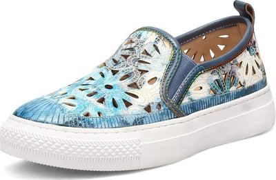 Spring Step L'Artiste Women's Denofeden Sneaker Blue Multi EU 39 / US 8.5