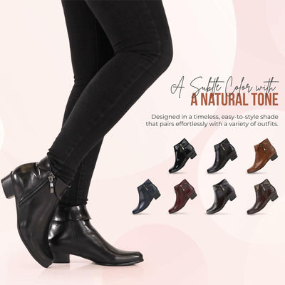Spring Step Women's Stockholm Low-Shaft Pull-On Bootie Bordeaux EU 36/5.5-6