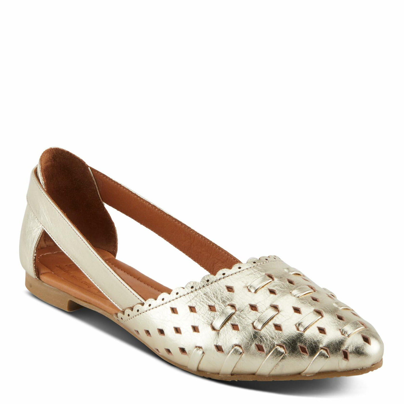 Spring Step Women's Delorse Shoes, Gold, 9