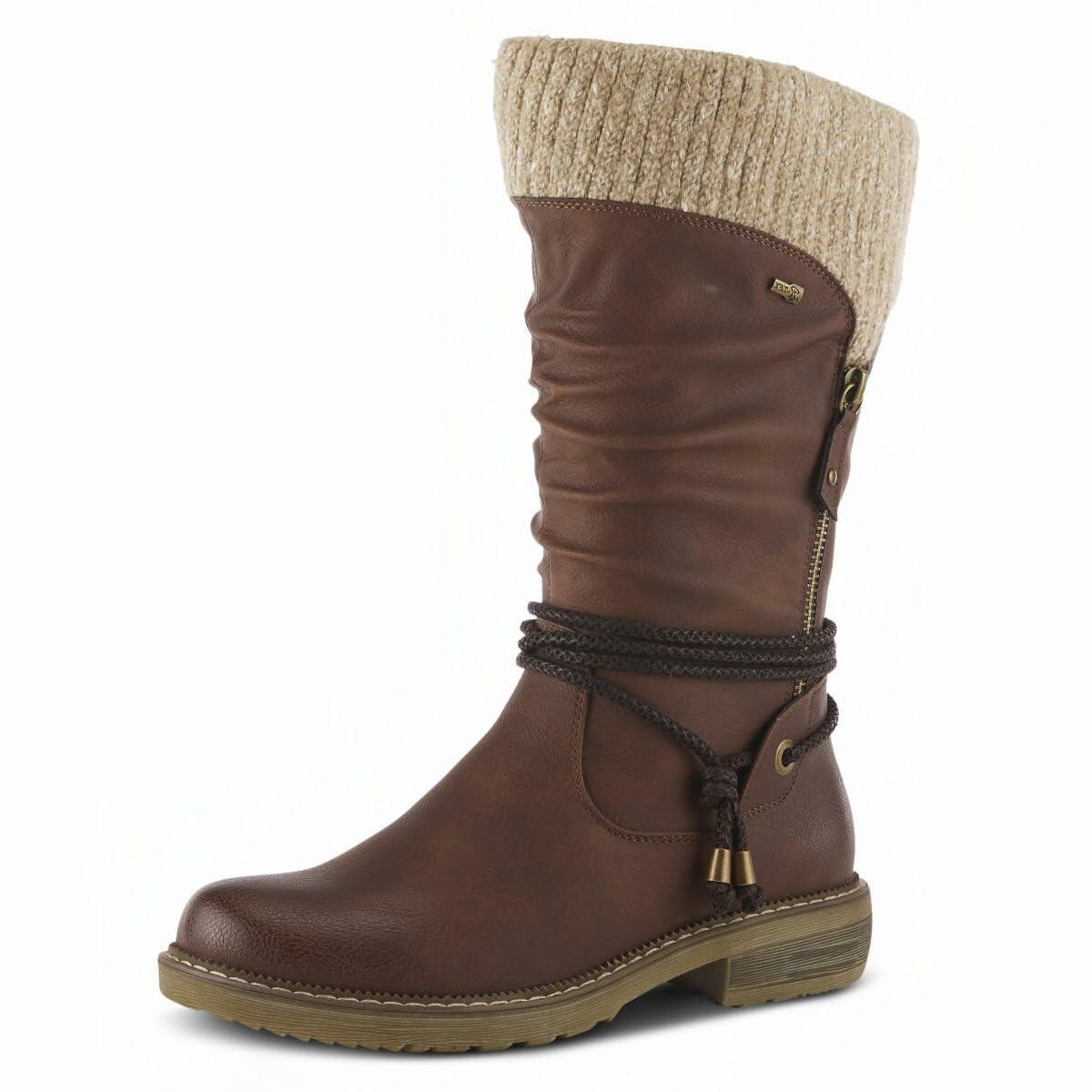 Spring Step Women's Acaphine Pull-On Boot Brown EU 41 / US 9.5-10